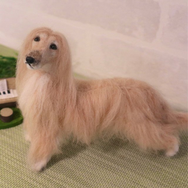 羊毛フェルト 犬 アフガンハウンド ハンドメイドマーケット Minne 羊毛フェルト 犬 アフガンハウンド ハンドメイドマーケット Minne