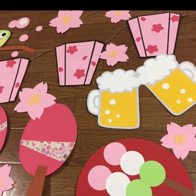 花見セット 壁面飾り | minne 日本最大級のハンドメイド・手作り通販サイト