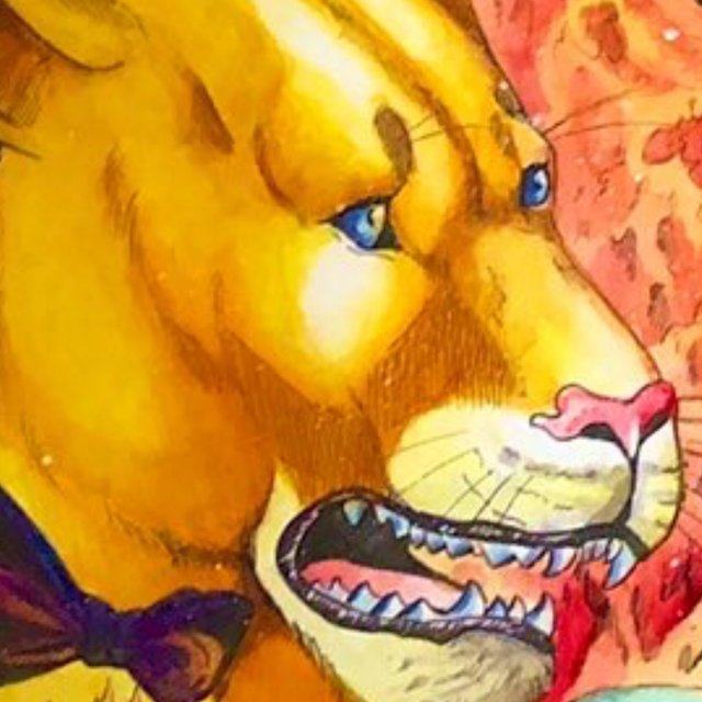 かっこいい動物のイラスト ライオン 炎のディナー Minne 日本最大級のハンドメイド 手作り通販サイト