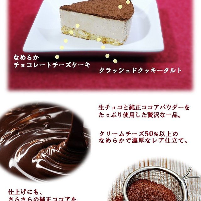 生 チョコ チーズ ケーキ