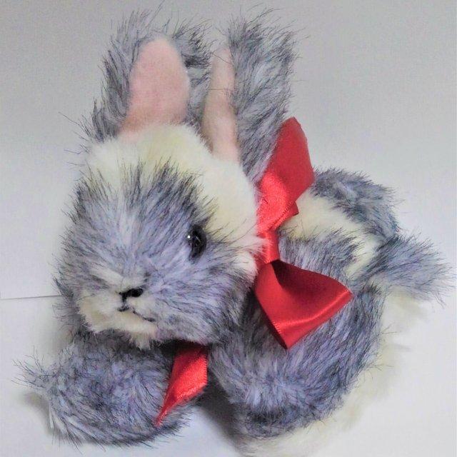 灰色ぶちのうさぎぬいぐるみ Minne 日本最大級のハンドメイド 手作り通販サイト 灰色ぶちのうさぎぬいぐるみ Minne 日本最大級のハンドメイド 手作り通販サイト
