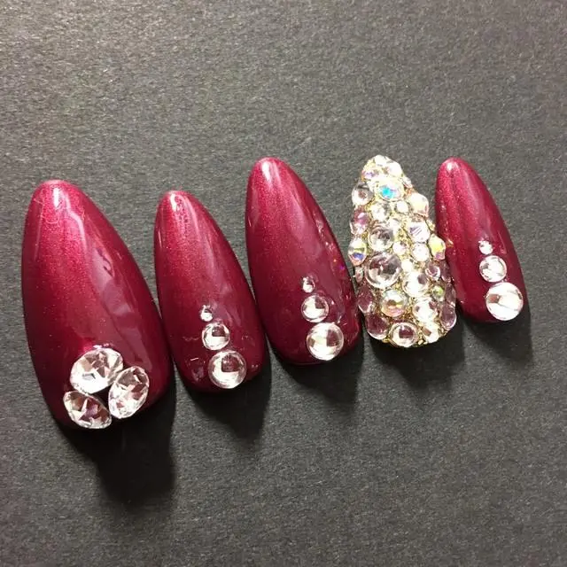 パール ワインレッド ボルドー ハンドメイドマーケット Minne