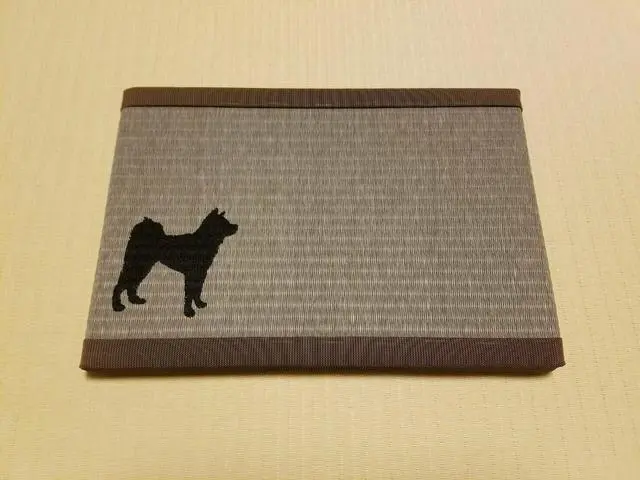 刺繍ミニ畳(犬)