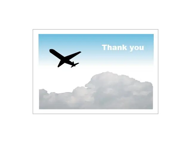 飛行機と雲の39card