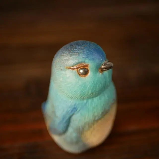 青色のペンギン no.3