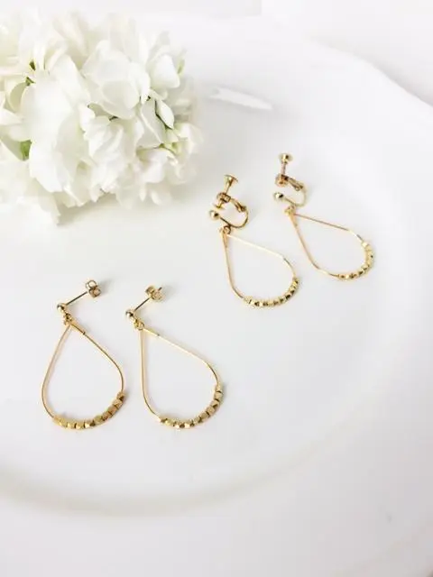 drop　mini　metal　ピアス／イヤリング