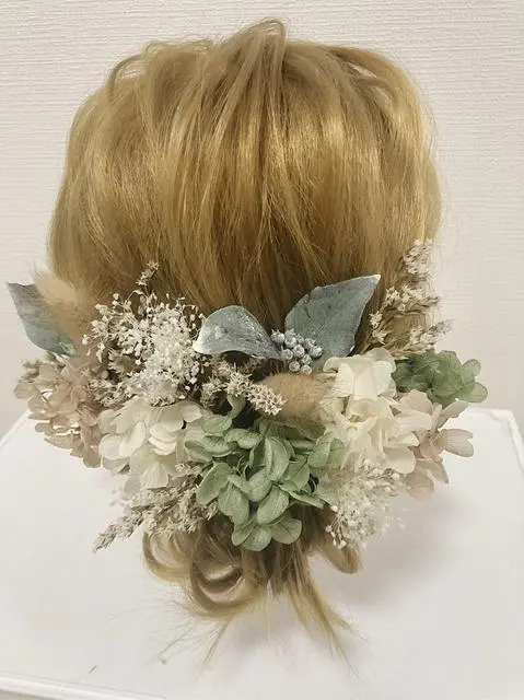 ウェディング　髪飾り　結婚式　ヘッドドレス