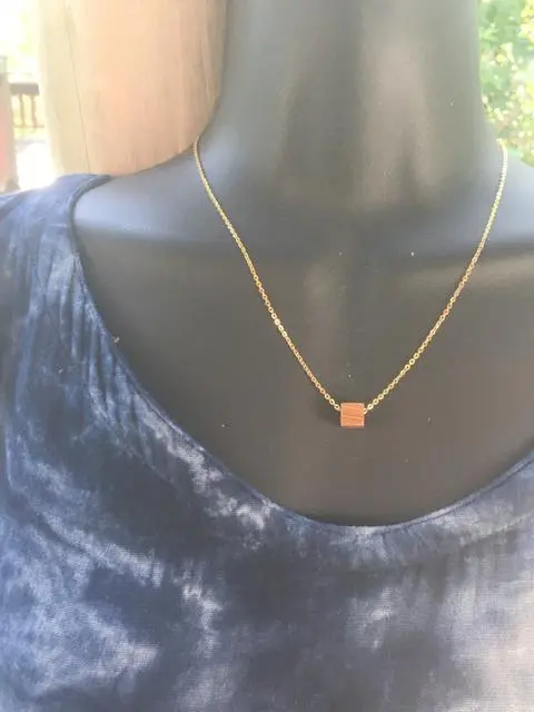 yakusugi cube necklace