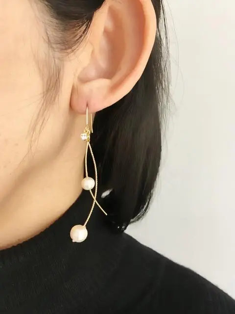 curve×pearl　ピアス／イヤリング